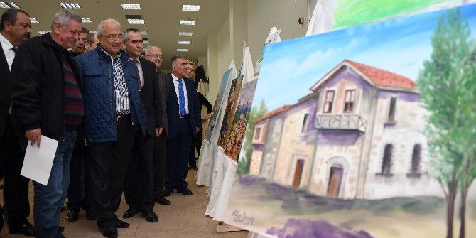 Uluslararası Ressamlar ‘Yöreler Ve Kültürler’ Sergisinde Buluştu