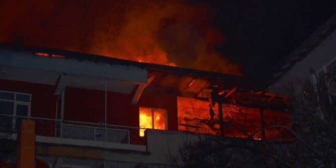 Osmancık’ta Korkutan Yangın