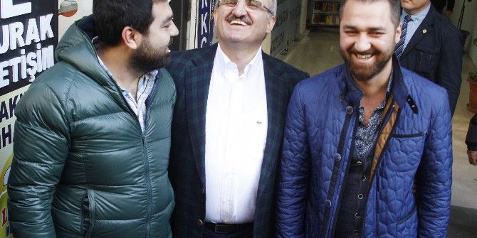 Antalya Valisi Hatay Sokaklarında Esnaf Ziyareti Yaptı