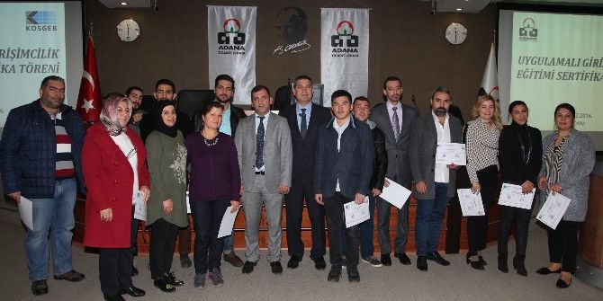 Uygulamalı Girişimcilik Eğitimini Tamamlayan 60 Kursiyere Sertifikaları Verildi