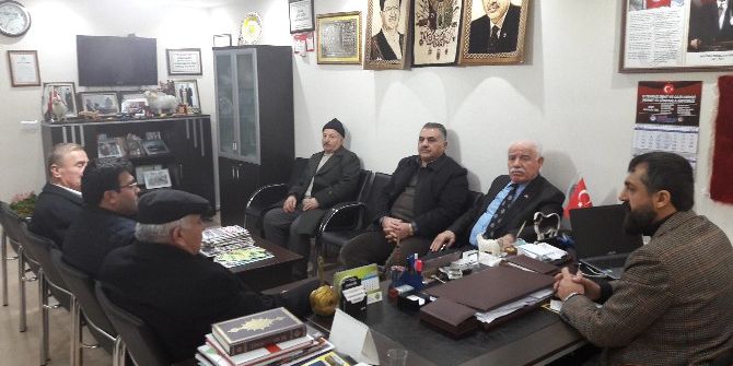 Mhp İl Başkanı Erdem’den Koyun Keçi Yetiştiricileri Birliği’ne Ziyaret