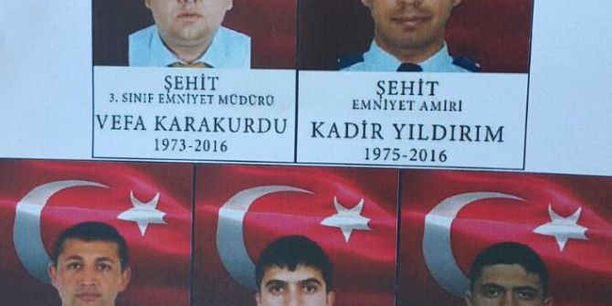 Şehitleri İçin İstanbul Emniyet Müdürlüğünde Tören Düzenlendi