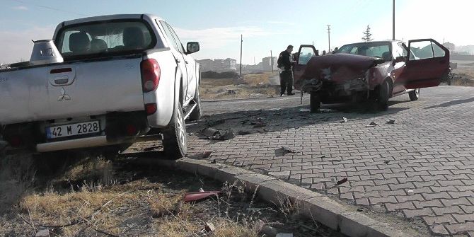 Kulu’da Trafik Kazası: 1 Yaralı