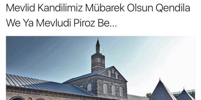 Kayyum Atanan Belediyeden İki Dille Kandil Kutlaması