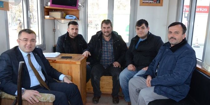 İl Başkanı Keskin, Taksici Esnafını Dinledi