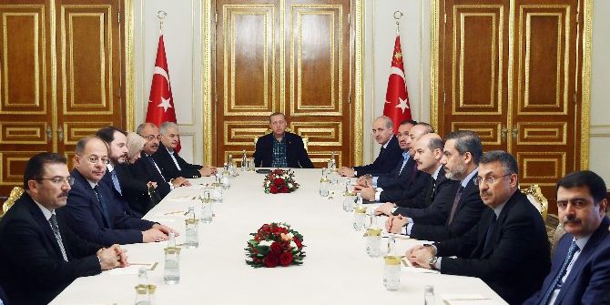 Cumhurbaşkanı Erdoğan Başkanlığında Toplanan Güvenlik Zirvesi Sona Erdi