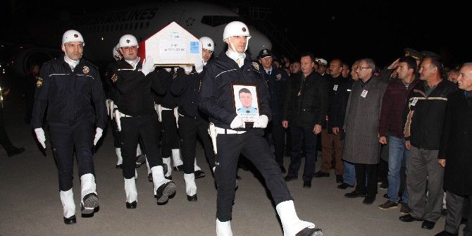Şahit Polisin Cenazesi Samsun’a Getirildi