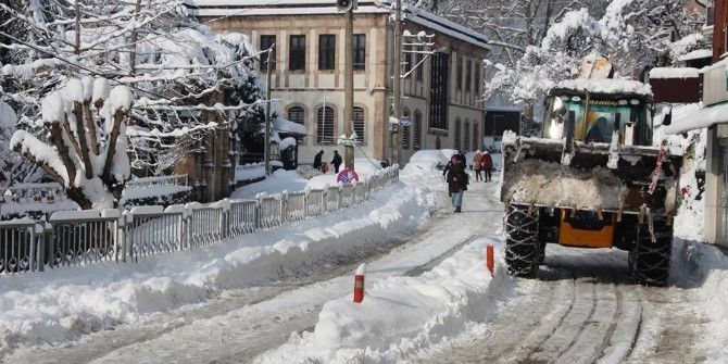 Giresun’un Şebinkarahisar İlçesinde Eğitime Kar Engeli