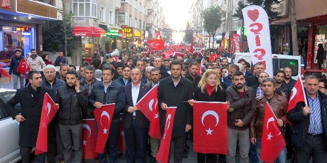 Bağcılar Teröre Karşı Omuz Omuza Yürüdü