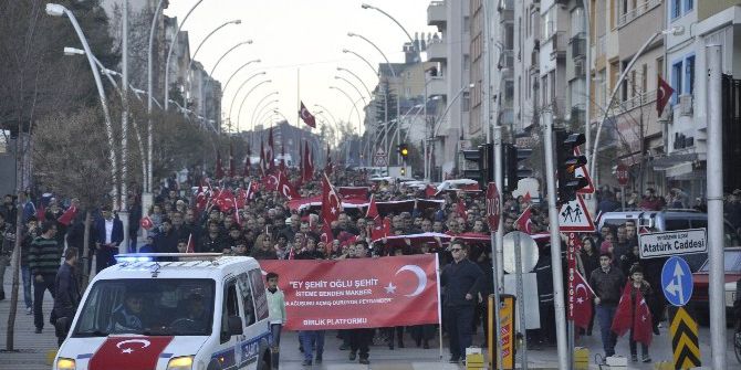 Seydişehir’de “Şehitler Yürüyüşü” Düzenlendi