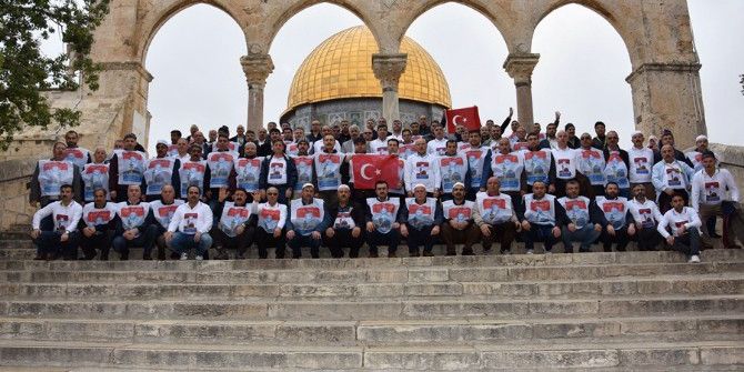 Bem-bir-sen Kudüs’te Şehitler İçin Gıyabi Cenaze Namazı Kıldı