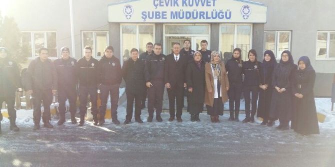 Çevik Kuvvet Polisine Taziye Ziyareti