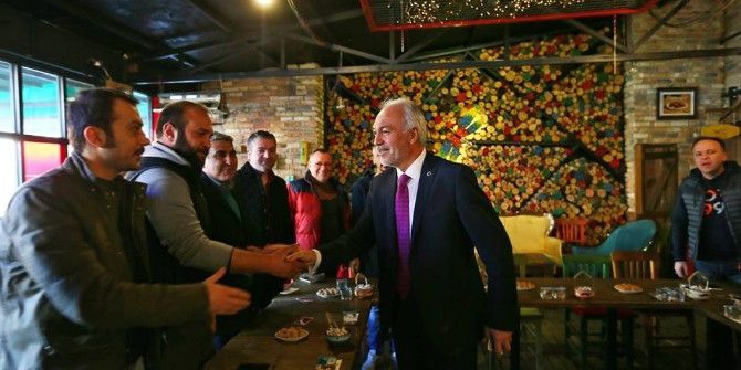 Başkan, Kafe Sahipleriyle Bir Araya Geldi