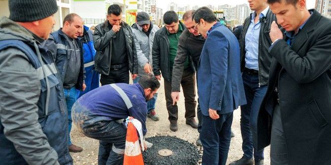 Atilla’dan Asfalt Çalışmasına Denetim