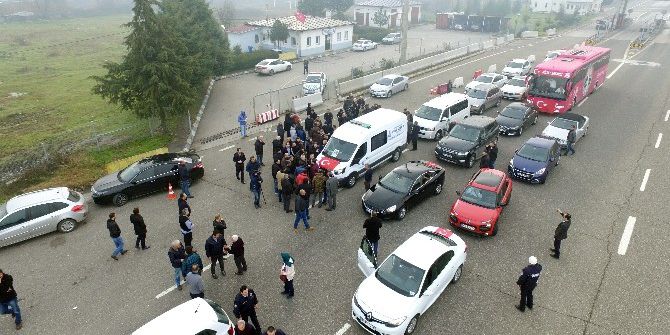 Şehit Polis Müdürü Vefa Karakurdu Düzce’de Karşılandı