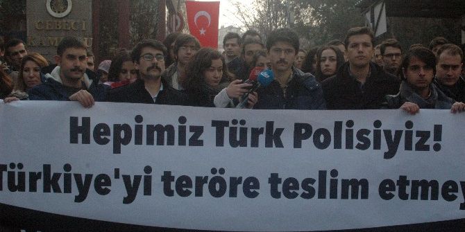 Cebeci Kampüsünde Terör Protesto Edildi