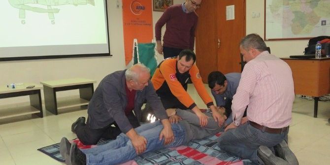 Belediye Personeline Arama Kurtarma Eğitimi