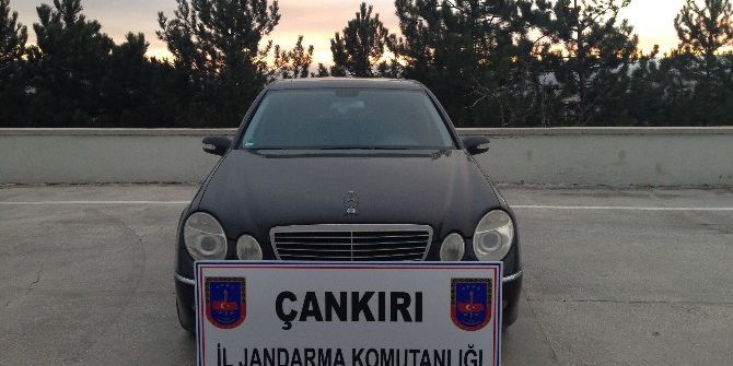 Çankırı’da Kaçak Araç Yakalandı