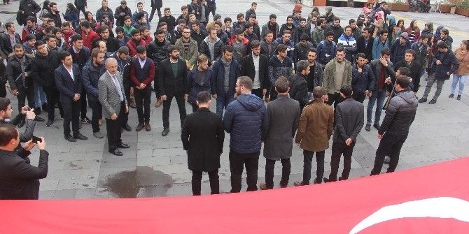 Rteü’de Öğrenciler İstanbul Beşiktaş’taki Terör Saldırısını Lanetledi