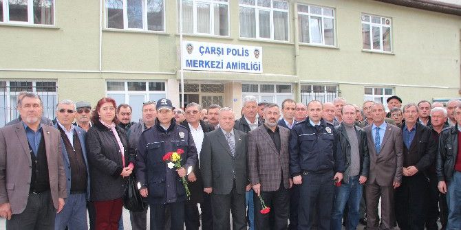Bilecikli Muhtarlardan Polise Baş Sağlığı Ziyareti