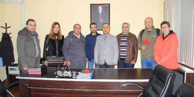 Gazetecilerden, Polis Teşkilatına Başsağlığı Ziyareti