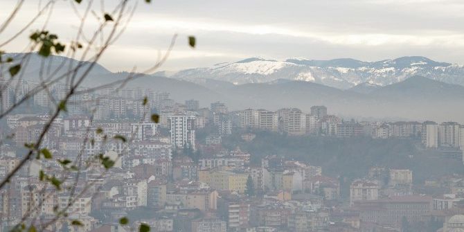 Trabzon Şehir Merkezinin Batı Kesimindeki Hava Kirliliği Dikkat Çekiyor