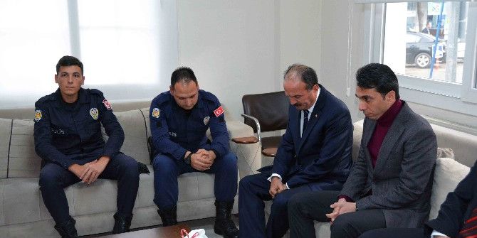 Başkan Saatcı, Çevik Kuvvete Taziye Ziyaretinde Bulundu