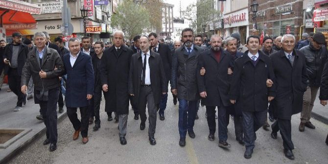 Kırıkkale’de Teröre Tepki, Polise Destek Mitingi