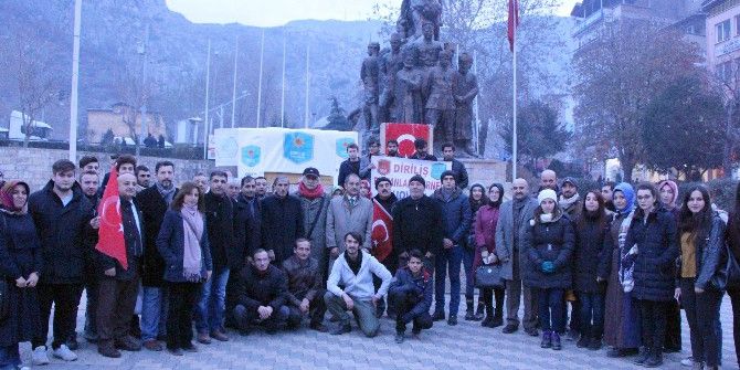 Amasya’da Diriliş Başkanları’ndan Terör Tepkisi