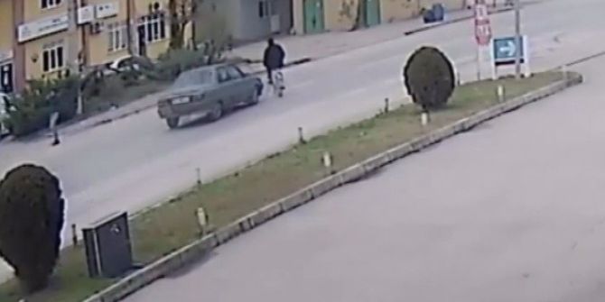 Otomobilin Çarptığı Bisikletli Yaralandı
