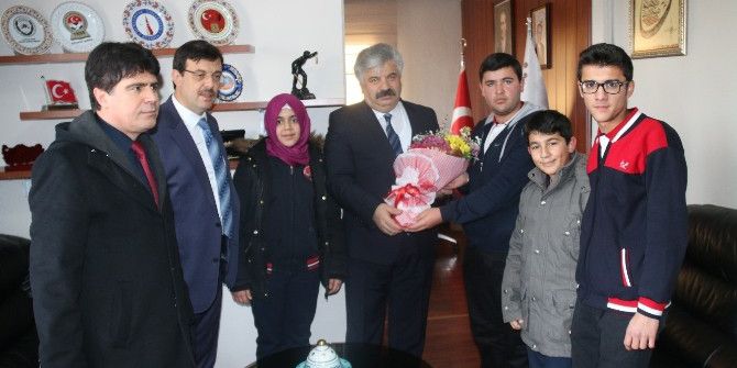 Emniyet Müdürü Hasan Çevik’e Taziye Ziyareti