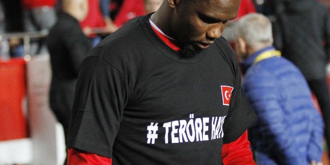 Antalyaspor’da Eto’o’dan Beşiktaş Saldırısına Dua