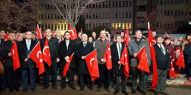 Keşanlılar Terörü Lanetledi