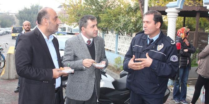 Çine Emniyet’inden Şehitlerin Ruhuna Lokma