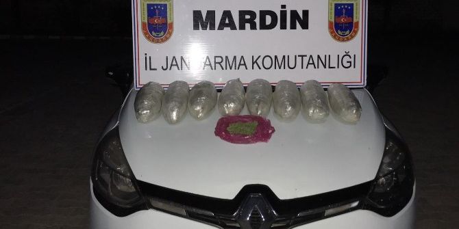 Midyat’ta 9 Kilo 600 Gram Esrar Ele Geçirildi