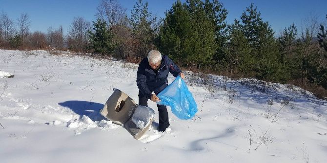 Bursalı Dağcılar Hem Yürüdü Hem De Çöp Topladı