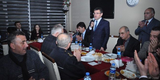 Kaymakam Ada’ya Veda Yemeği Düzenlendi