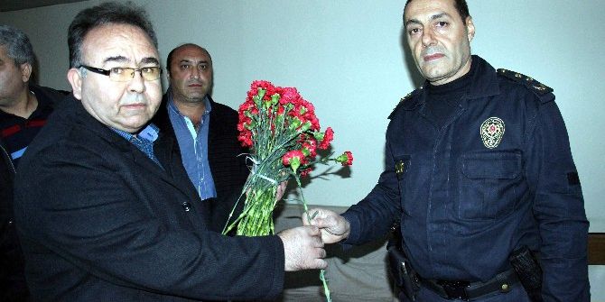 Aydın Sağlık-sen Omuz Omuza Mücadele Ettikleri Polisin Acını Paylaştı