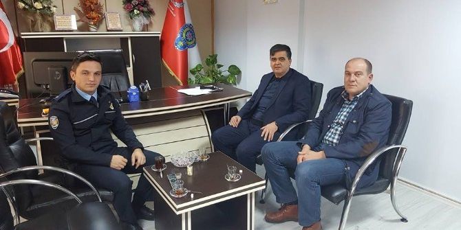 Başkan Yalçın’dan Polislere Taziye Ziyareti