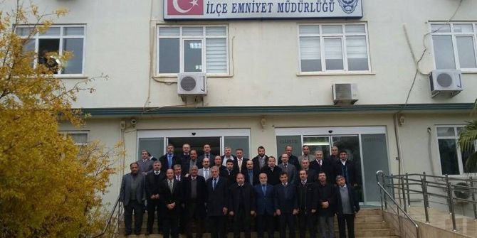 Kozan’da Din Görevlilerinden Emniyete Ziyaret