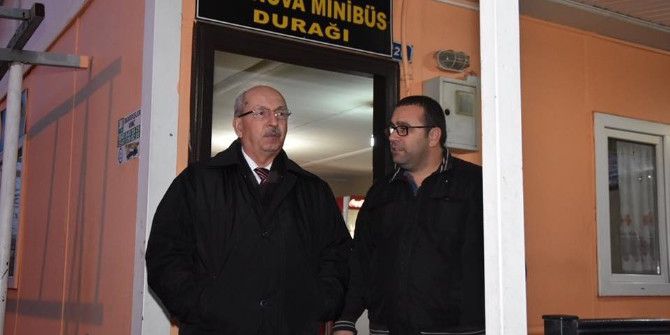 Başkan Albayrak, Altınova’da Minibüsçülerle Buluştu