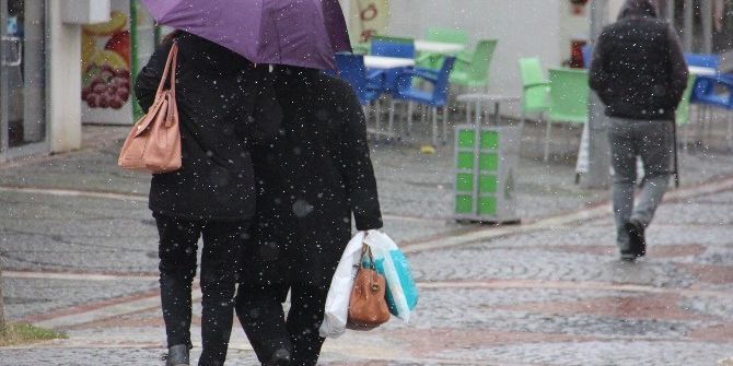 Kar Edirne’den Yurda Giriş Yaptı