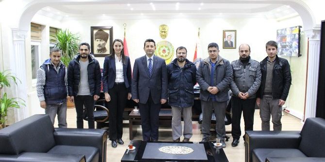 Mardinli Gazetecilerden Emniyete Taziye Ziyareti