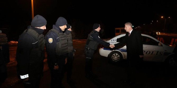 Sivas Valisi Gül, Denetim Noktalarını Ziyaret Etti