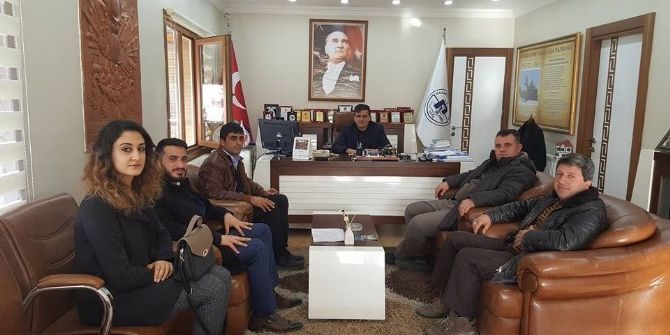 Üniversite Öğrencilerinden Başkan Yalçın’a Ziyaret