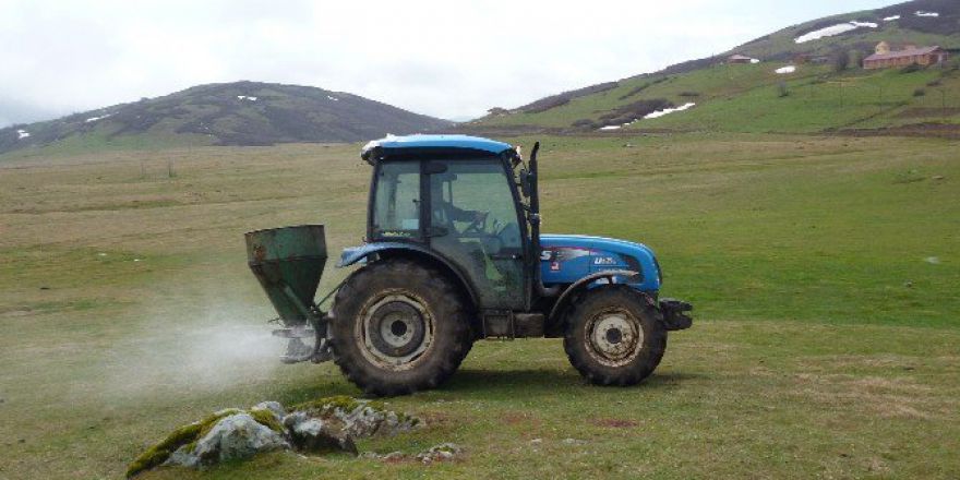 Ordu Yaylalarında Meralar Islah Ediliyor
