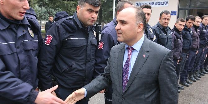 Vali Günaydın’dan Polise Destek Ziyareti