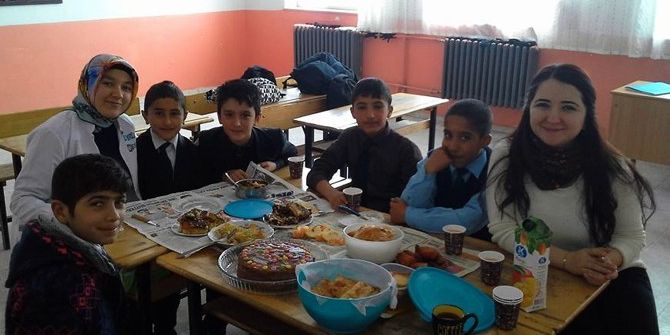 Köy Okulunda Yerli Malı Haftası Kutlandı