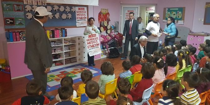 Minik Öğrencilere 112 Anlatıldı