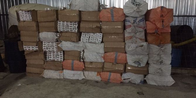 Van’da Kaçak Sigara Operasyonu